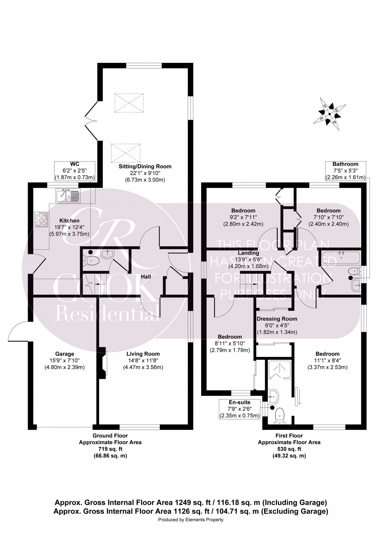 Floorplan for Tayberry Grove, Up Hatherley