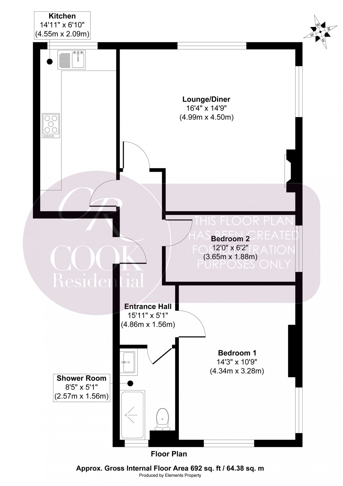 Floorplan for Scoriton, Pittville Crescent