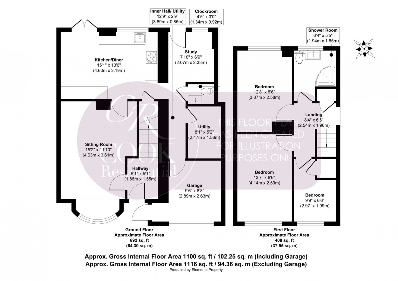 Floorplan for Carrol Grove, Springbank