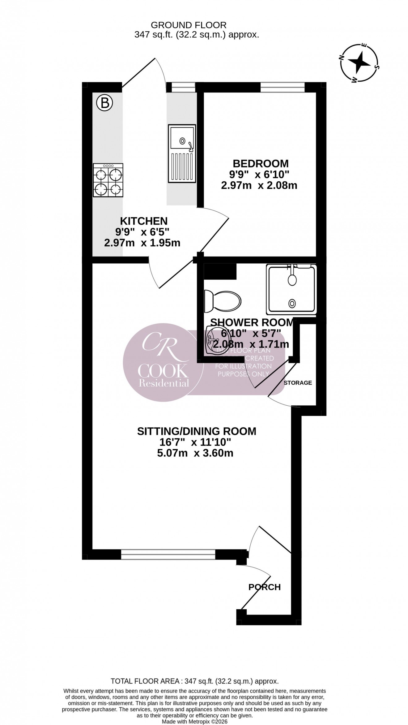 Floorplan for Chantry Gate, Bishops Cleeve