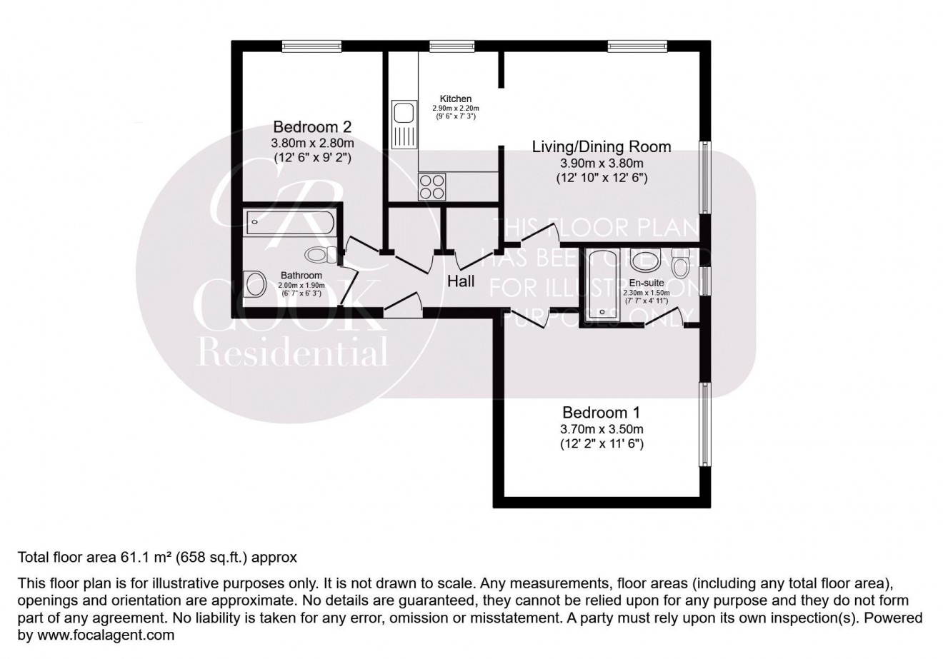 Floorplan for Goodrich Road, Cheltenham