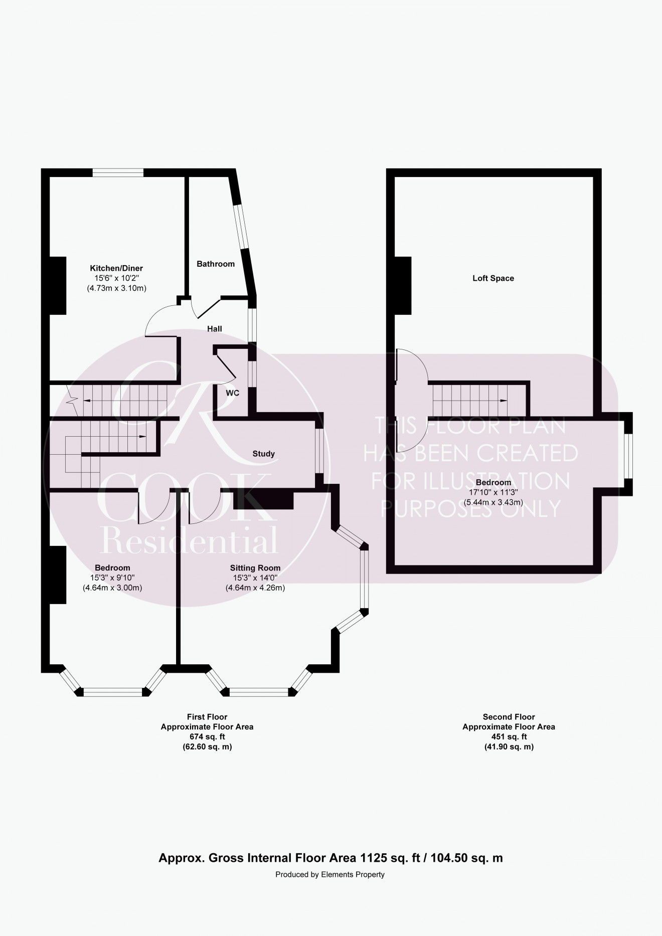 Floorplan for London Road, Town Centre, Cheltenham