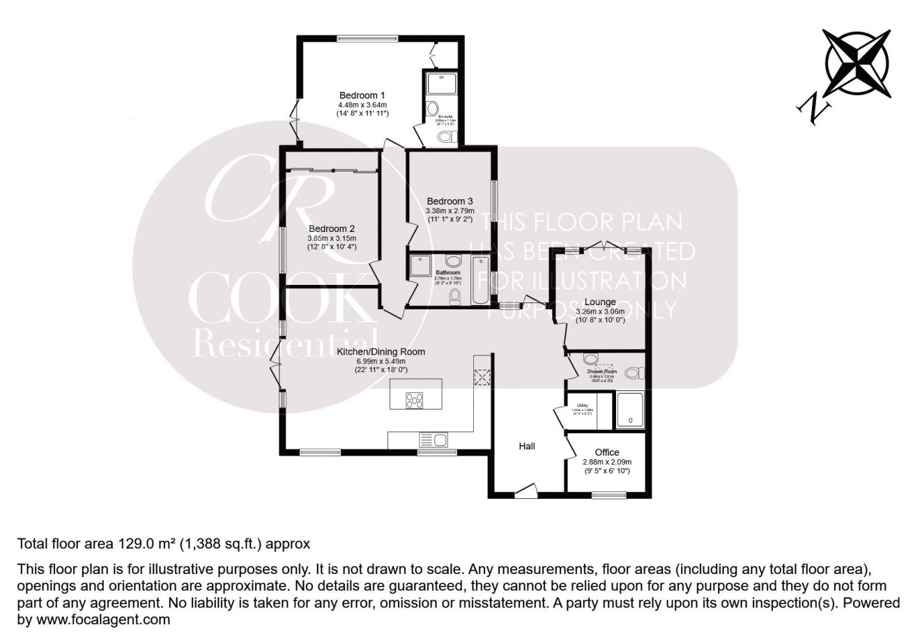 Floorplan for The Firs, Swindon Village