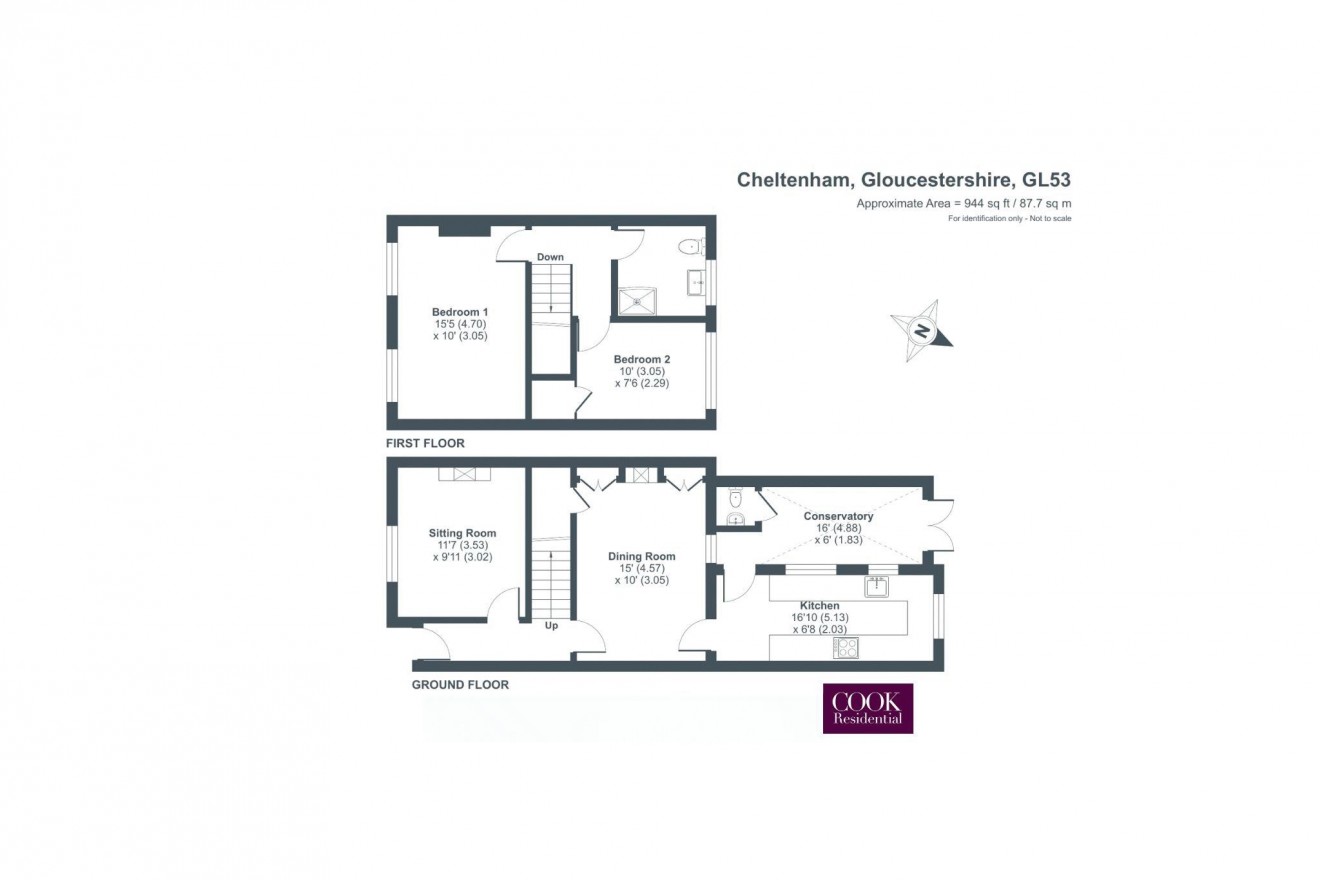 Floorplan for Ewlyn Terrace, Leckhampton