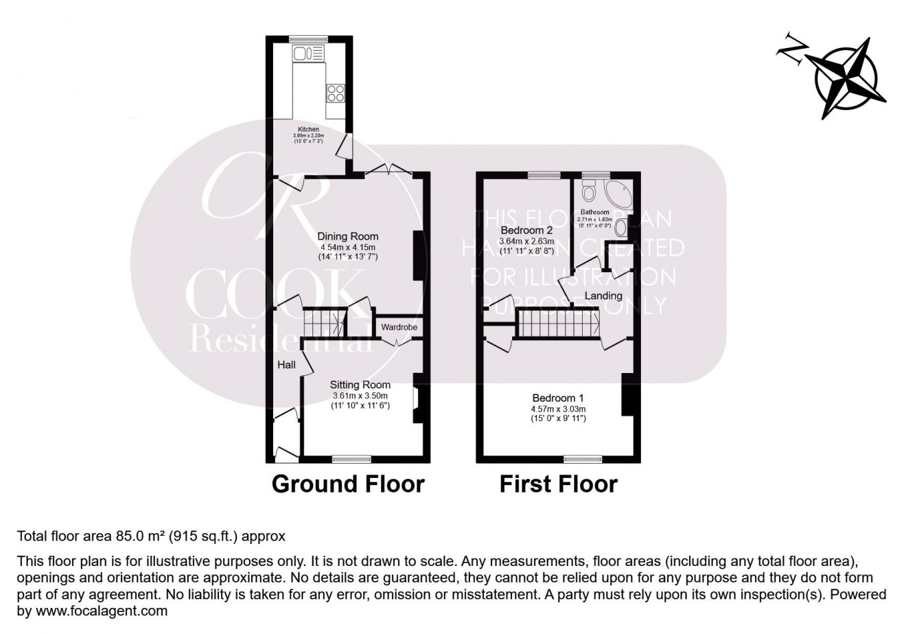 Floorplan for Croft Gardens, Charlton Kings