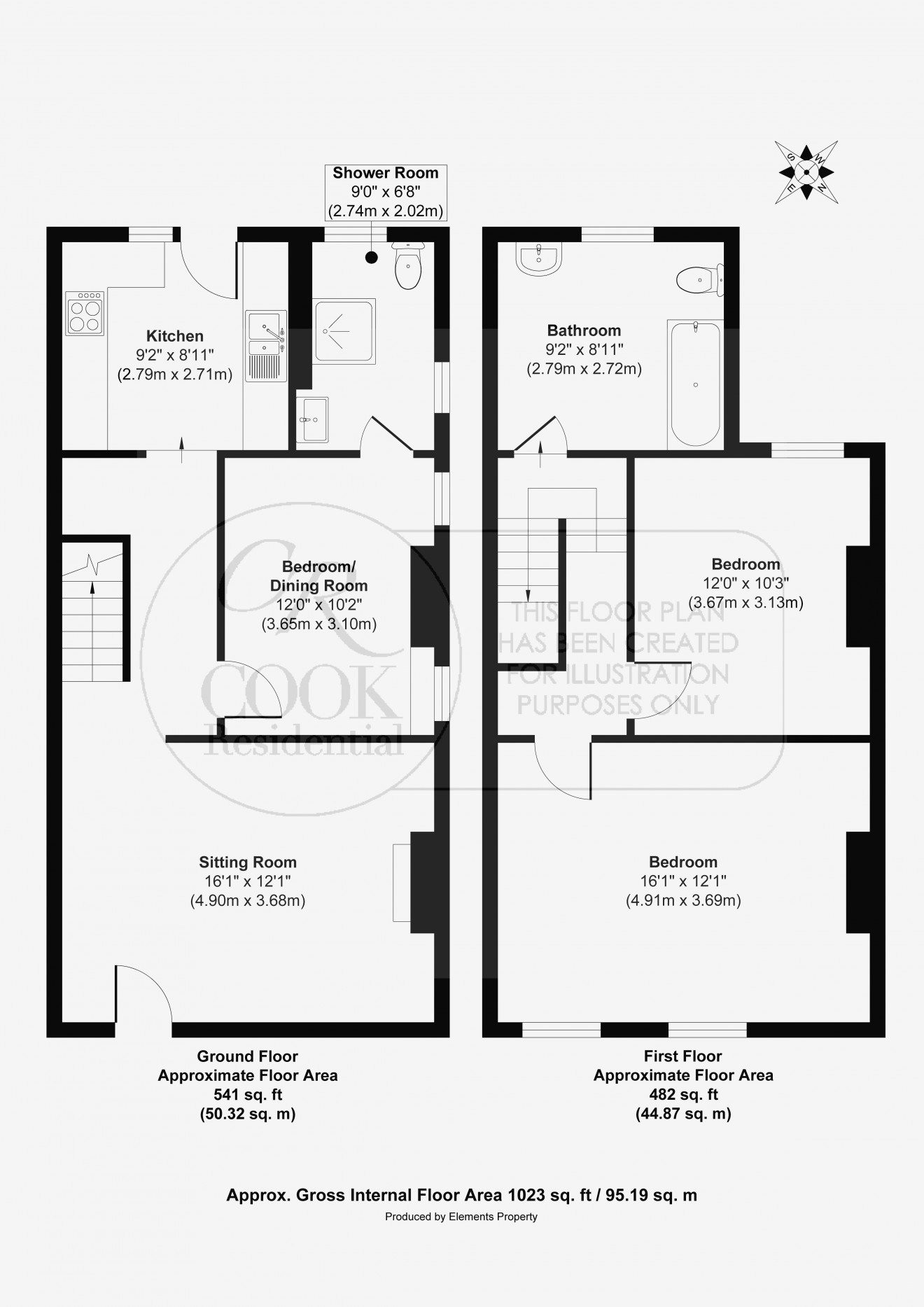 Floorplan for Swindon Road, Cheltenham