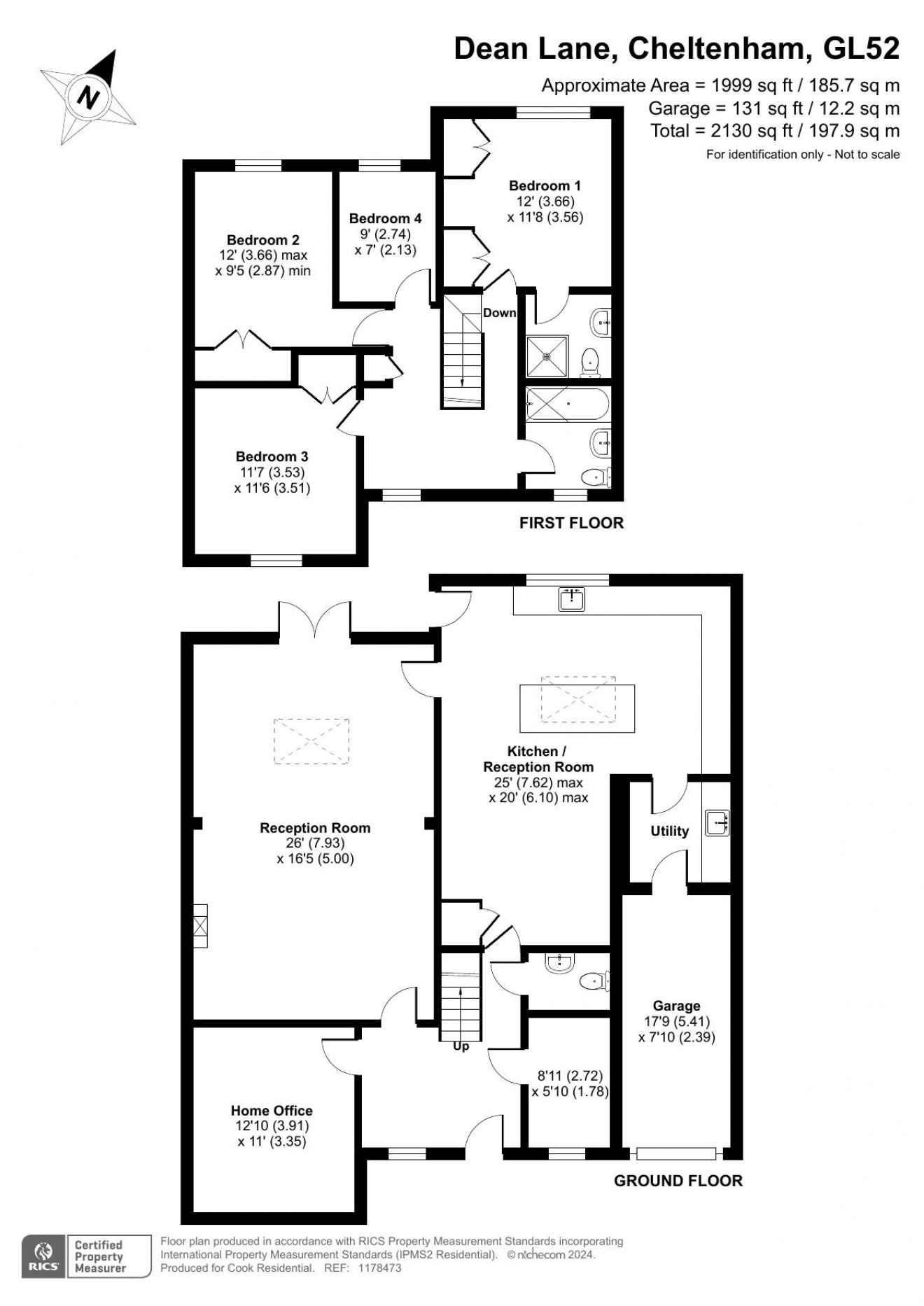 Floorplan for Dean Lane, Stoke Orchard