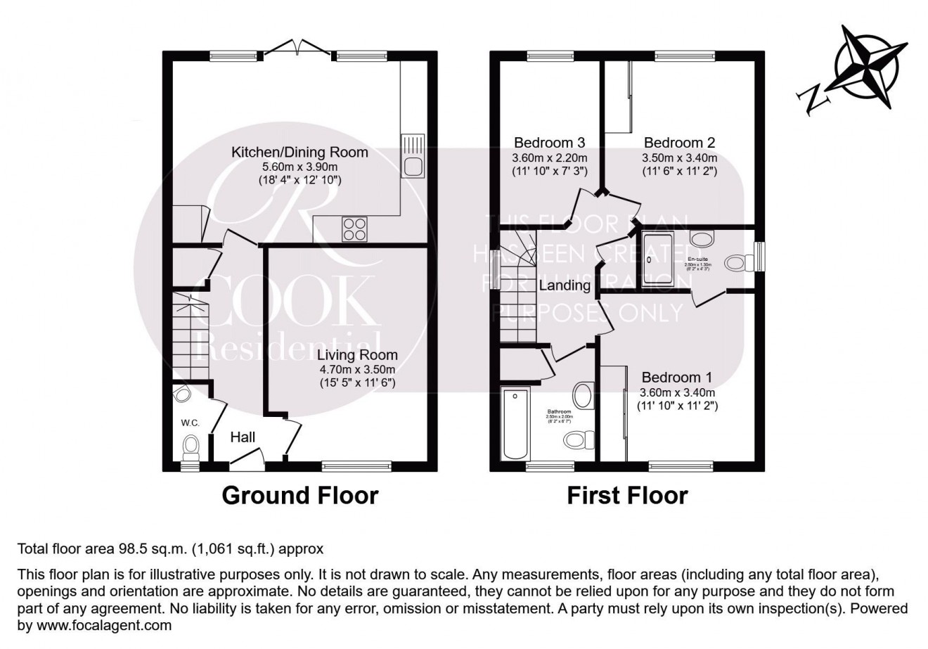 Floorplan for Meadowsweet Road, Leckhampton