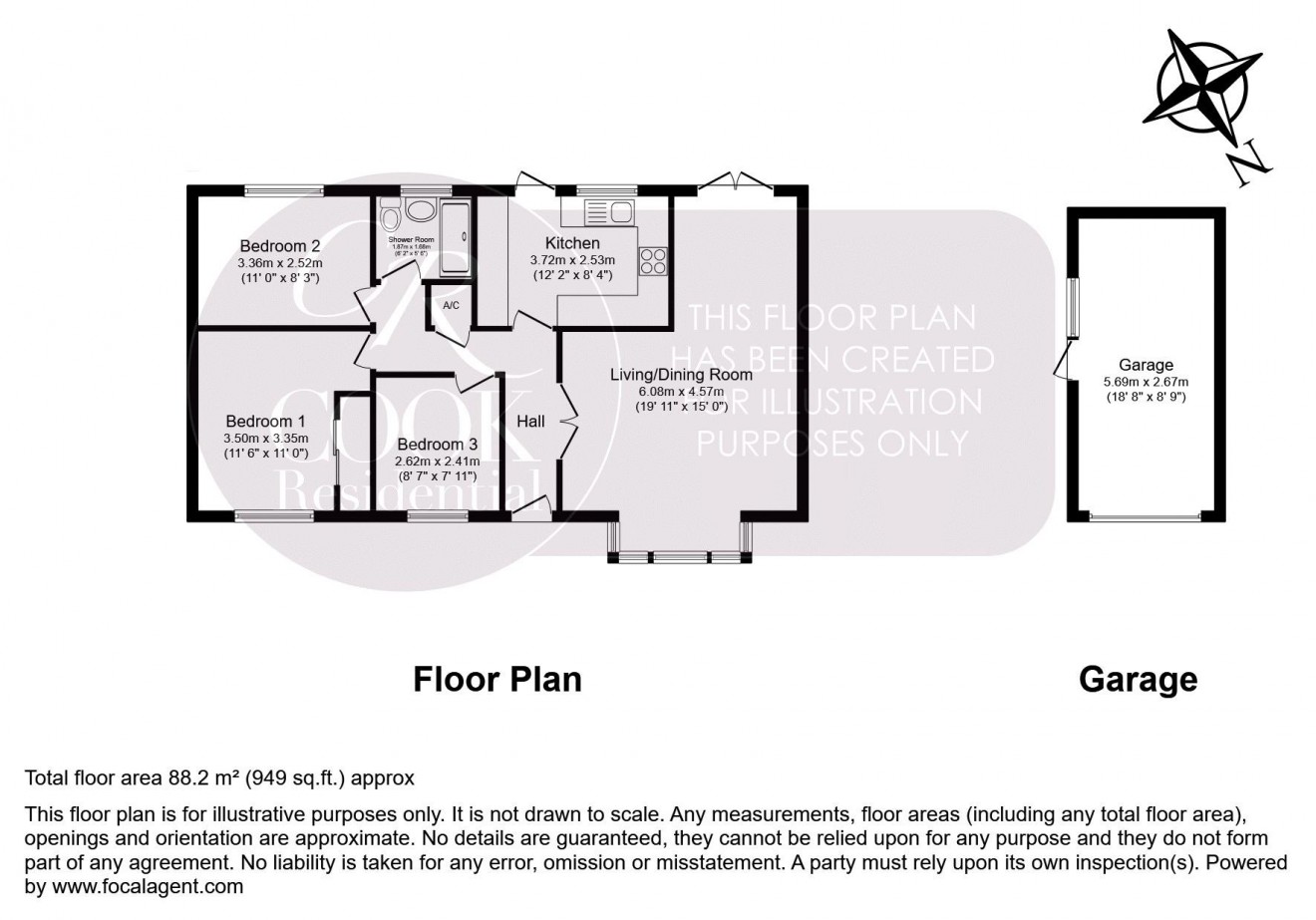Floorplan for Manor Court, Swindon Village