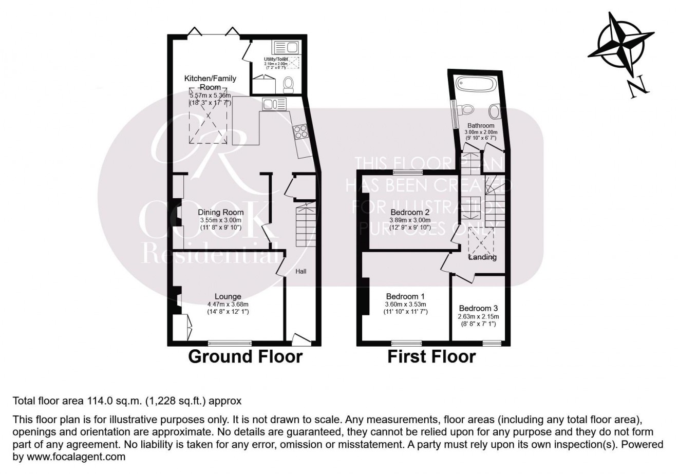 Floorplan for Francis Street, Leckhampton