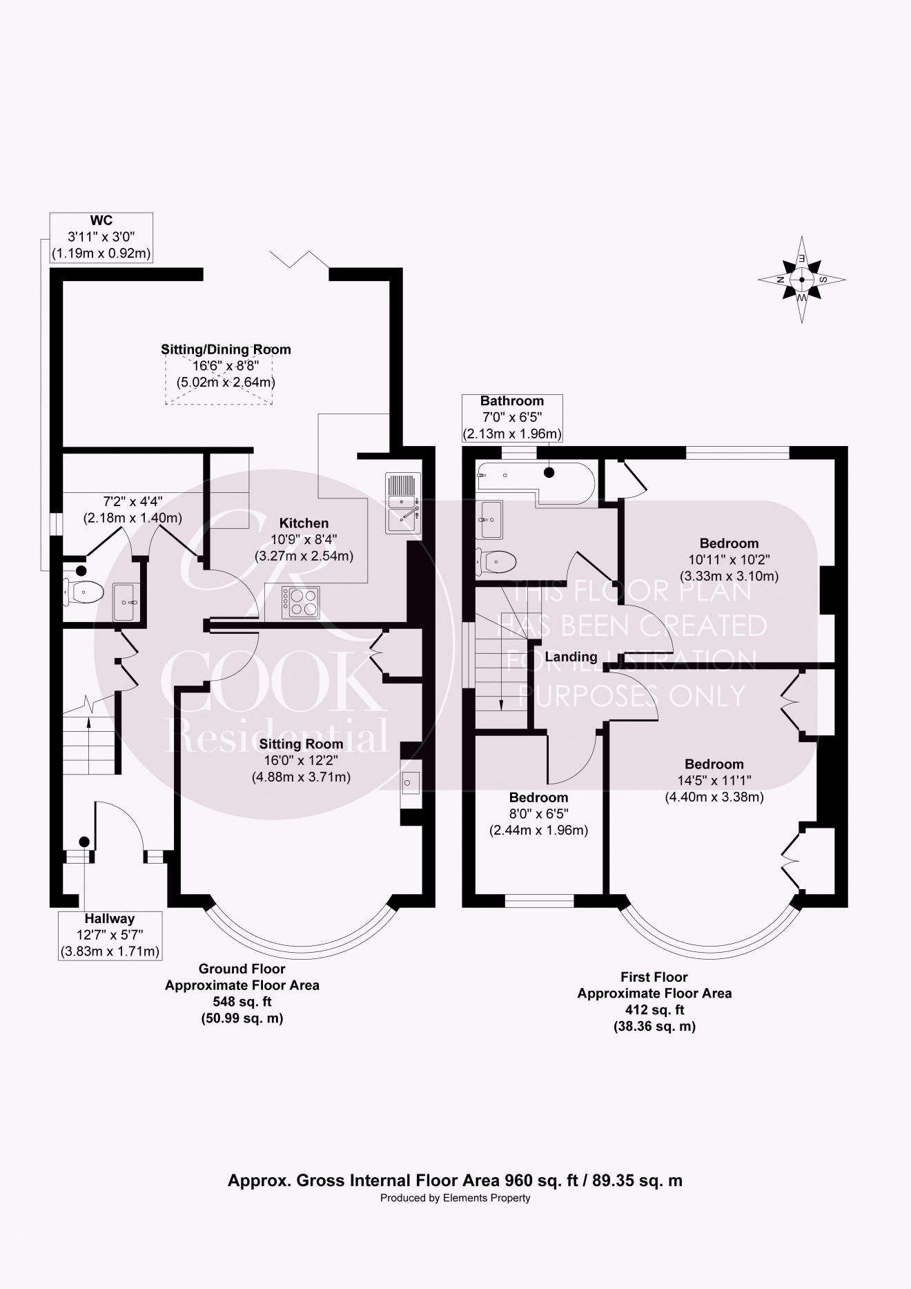 Floorplan for Brooklyn Road, Arle, GL51 8DZ