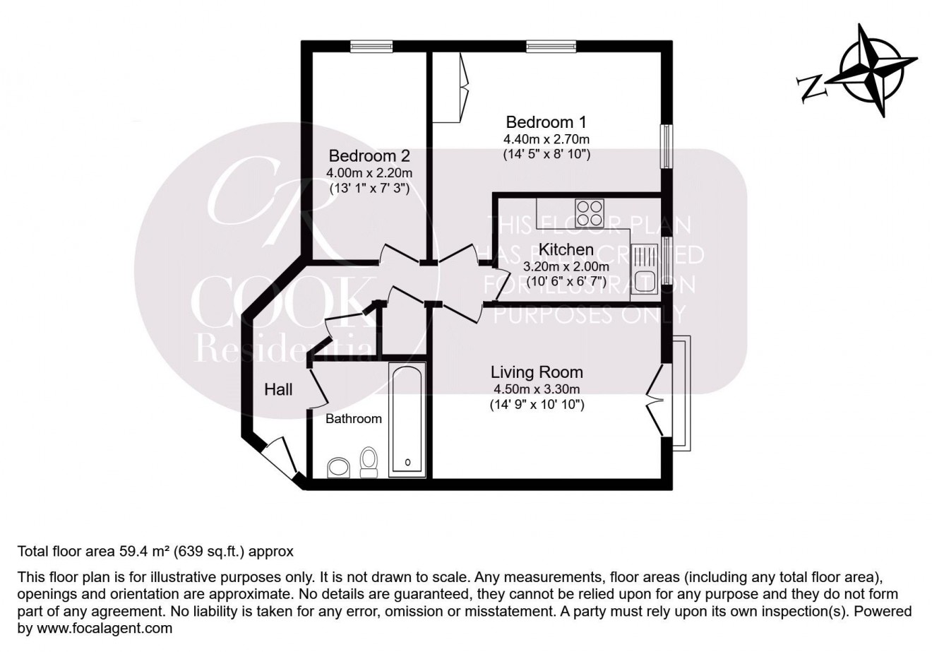 Floorplan for Sheldons Court, Town Centre