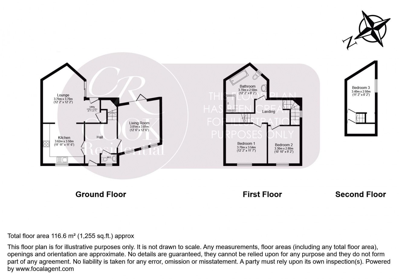 Floorplan for Prestbury Road, Town Centre