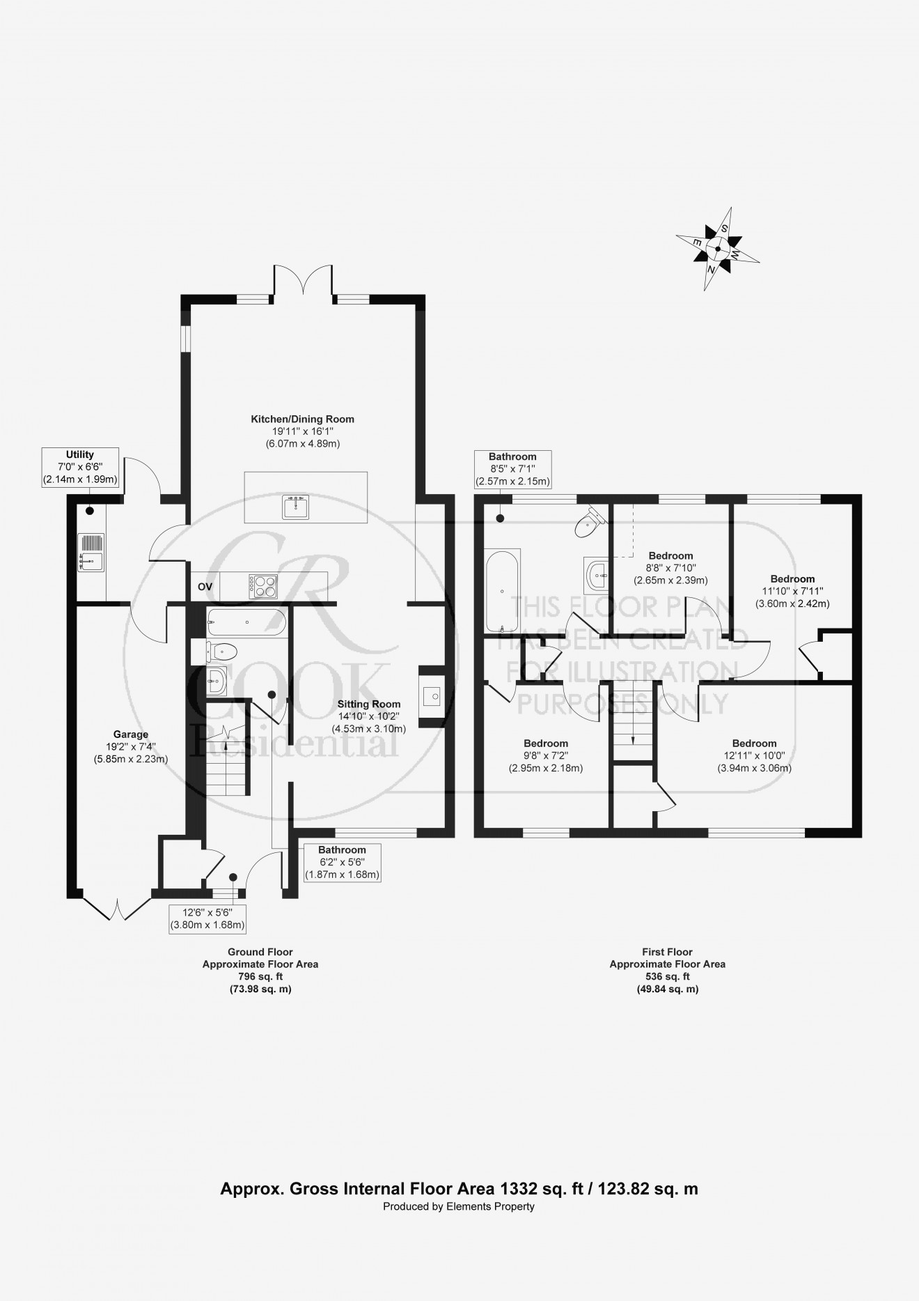 Floorplan for Nettleton Road, Benhall, GL51 6NS