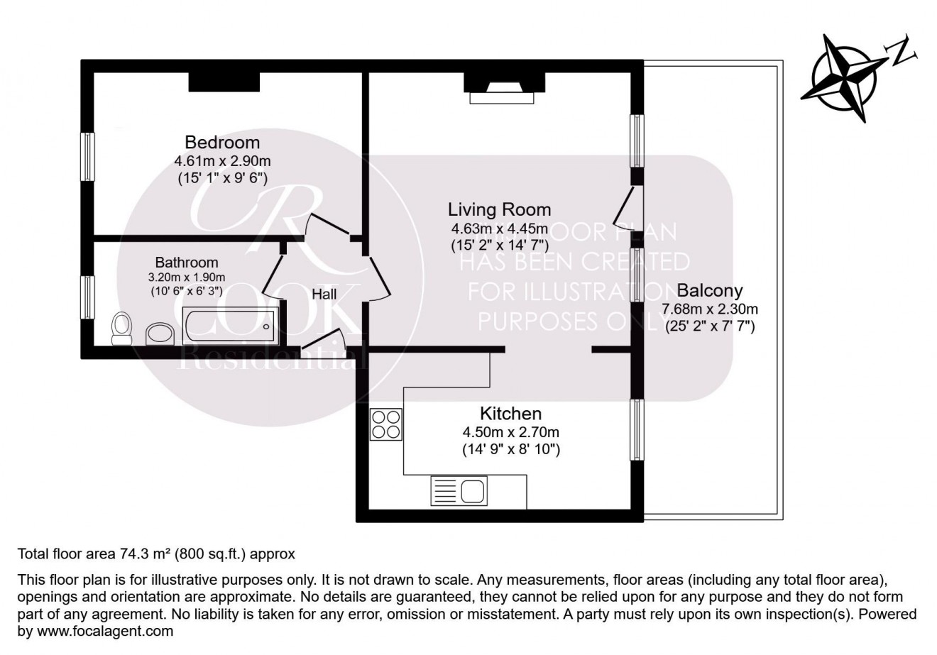 Floorplan for Winchcombe Street, Town Centre