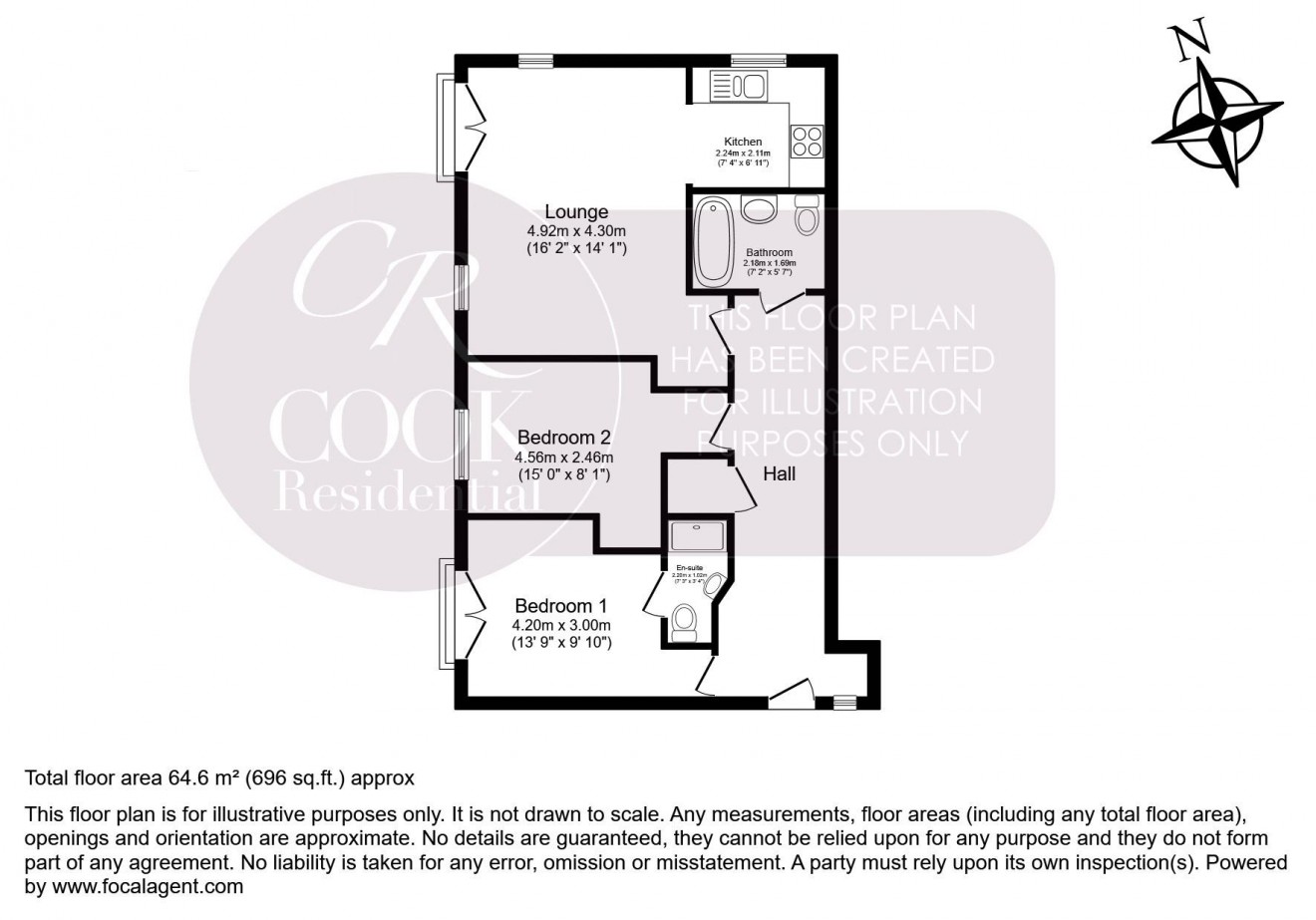 Floorplan for Arle Road, Cheltenham