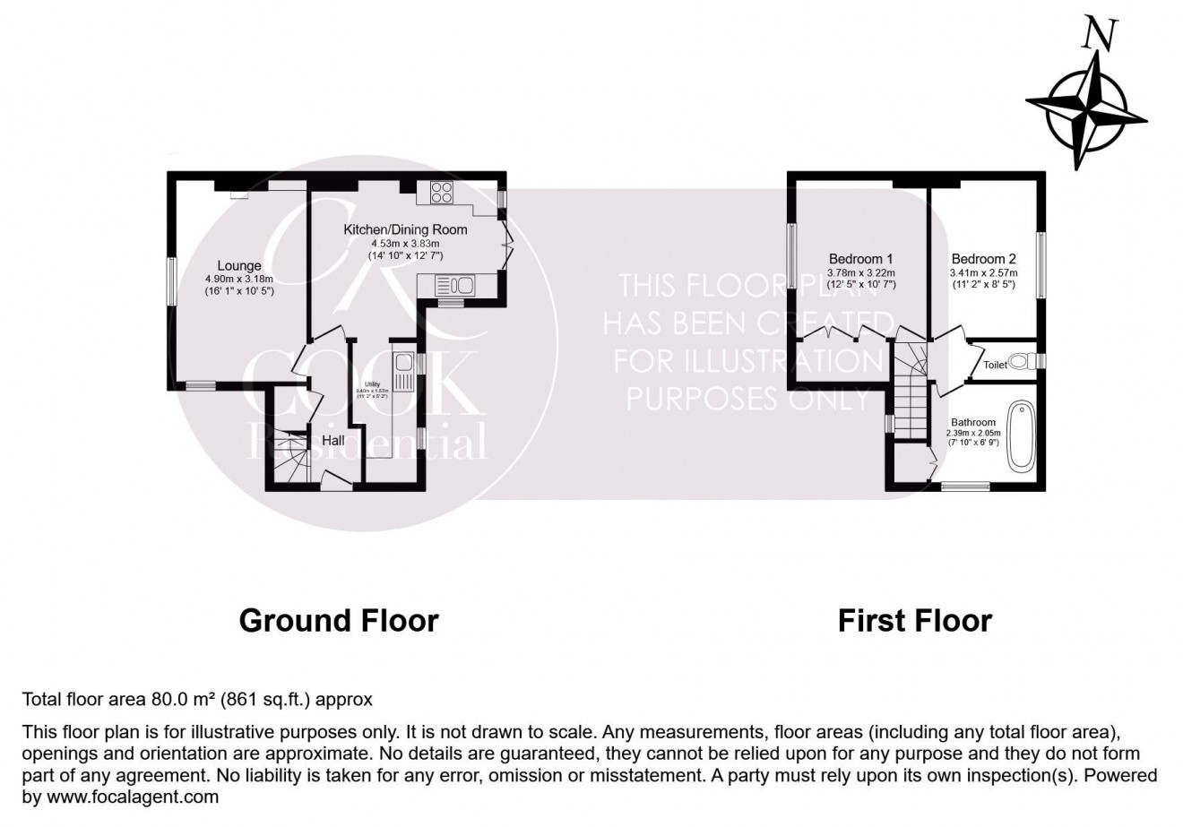 Floorplan for Byron Road, St Marks