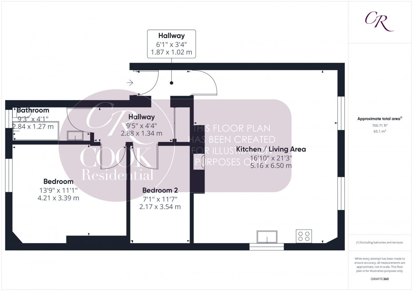 Floorplan for Christchurch Road, Christchurch