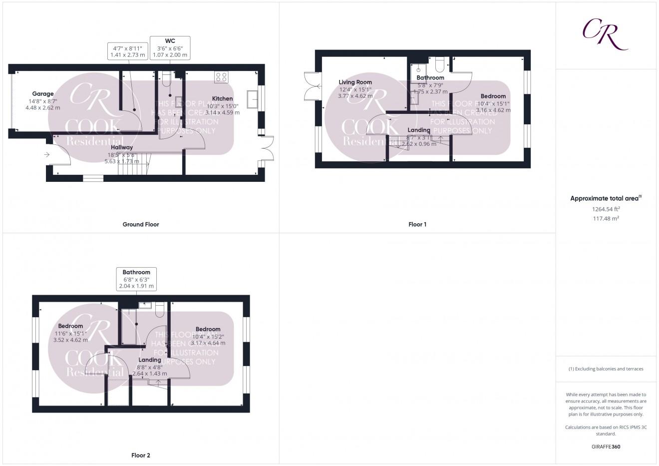 Floorplan for Steeplechase Close, Cheltenham