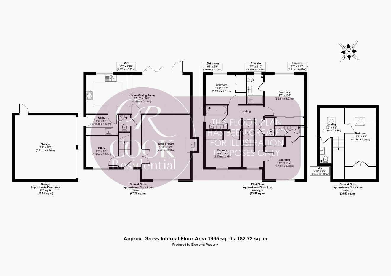 Floorplan for Langton Gate, Charlton Kings, Cheltenham, GL52 6HD