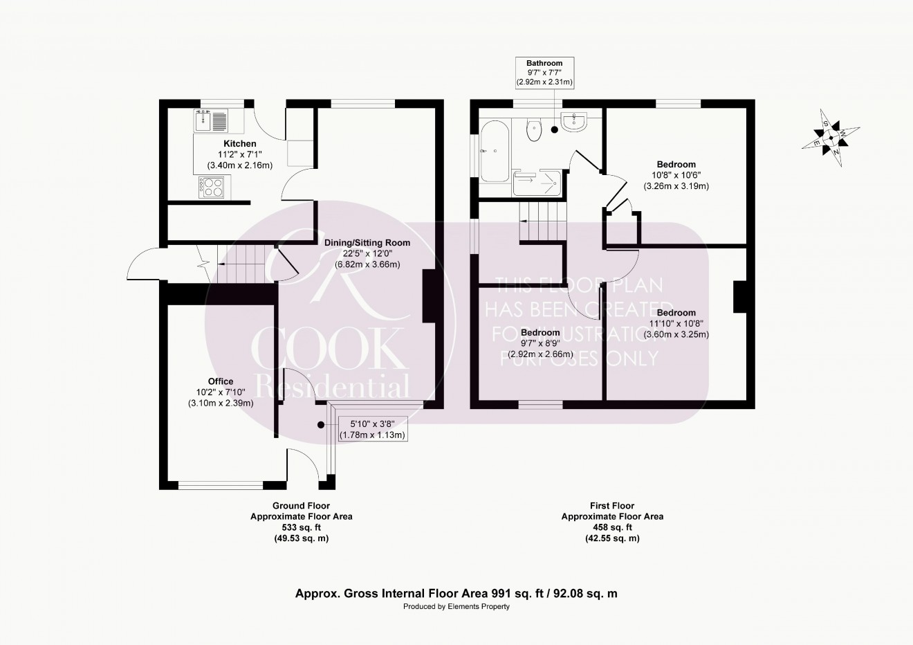 Floorplan for Seneca Way, Wymans Brook