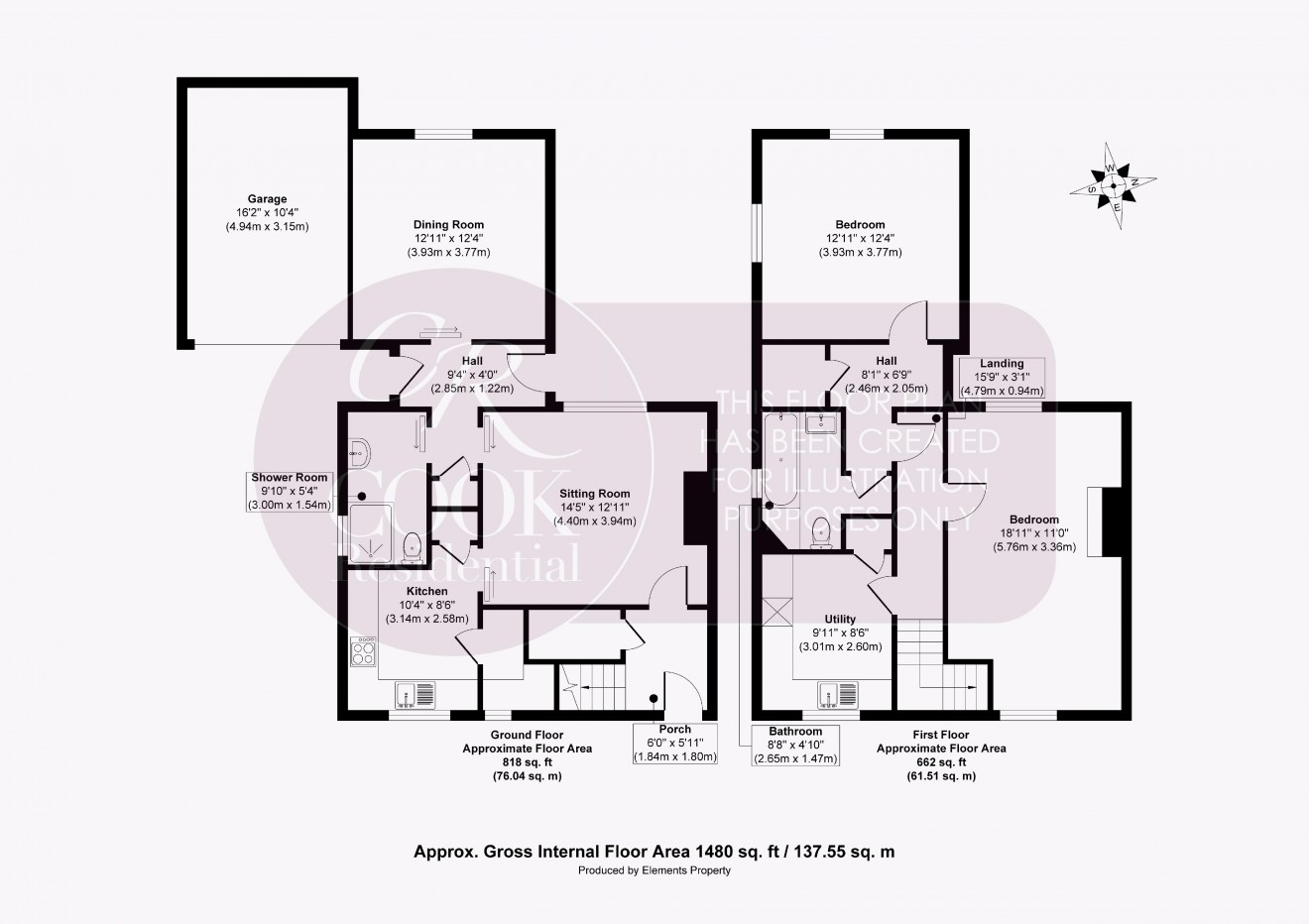 Floorplan for Bouncers Lane, Prestbury, Cheltenham