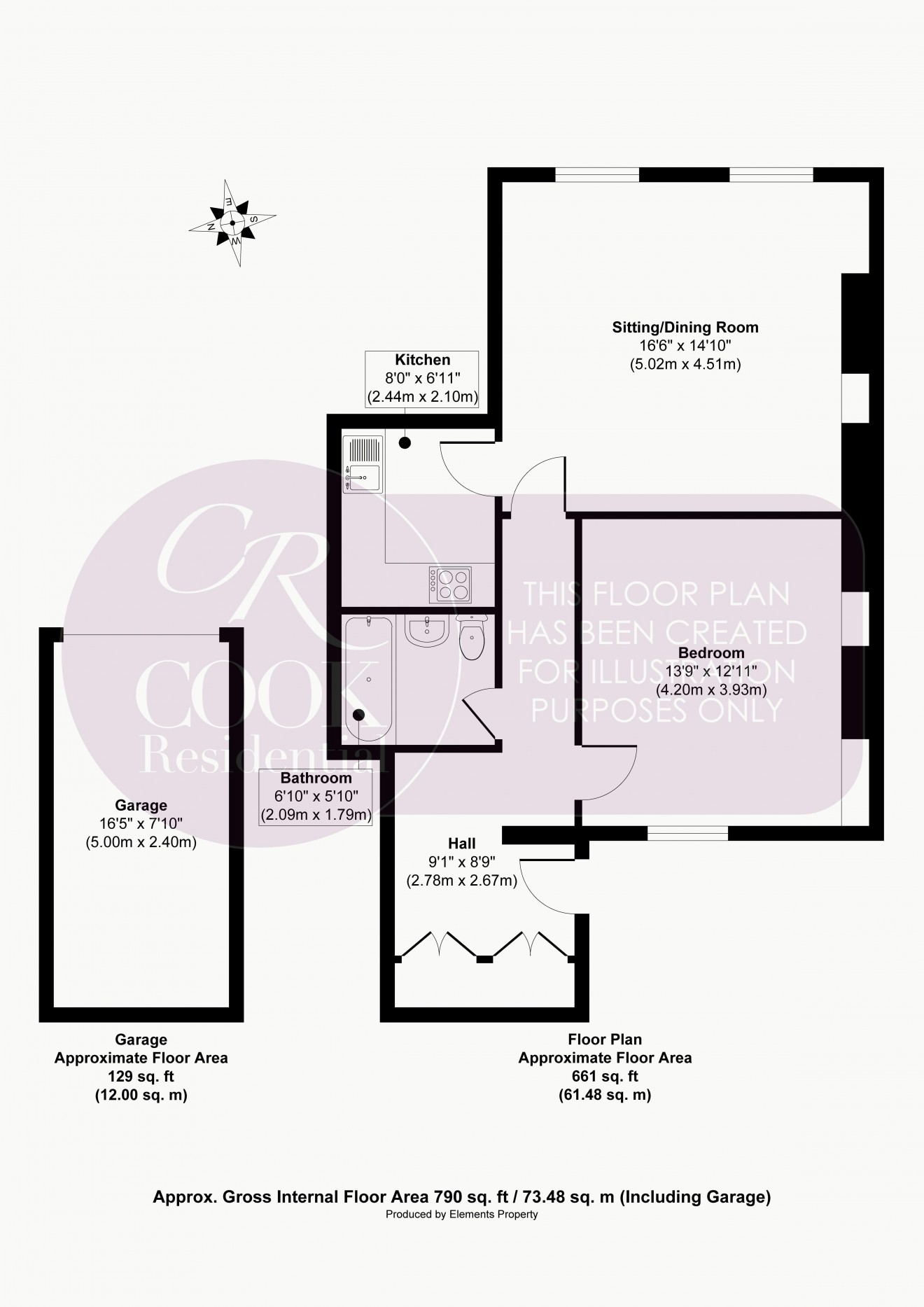 Floorplan for Thoresby, Evesham Road, Pittville, Cheltenham