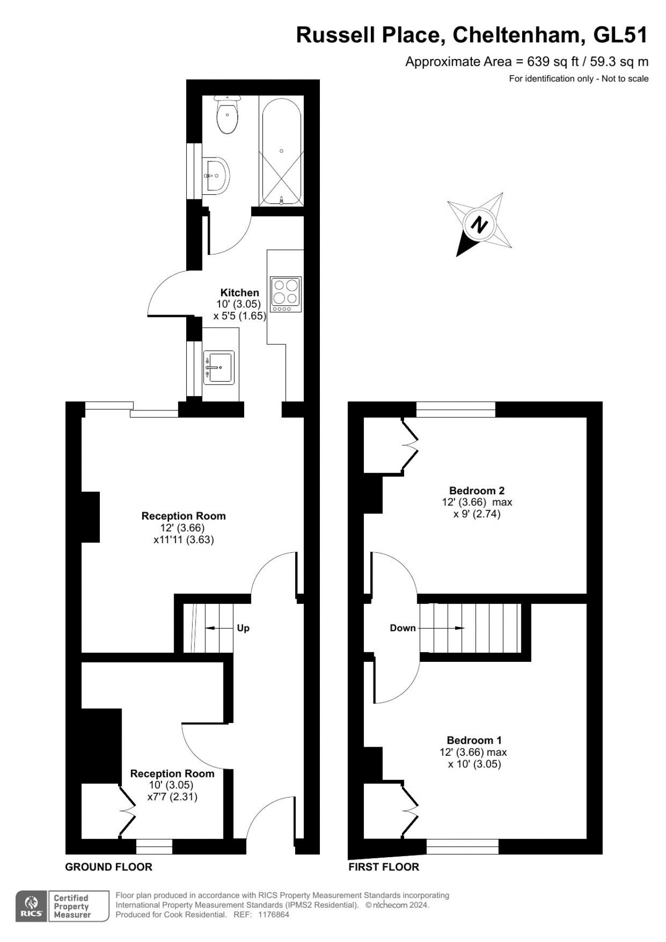 Floorplan for Russell Place, Cheltenham