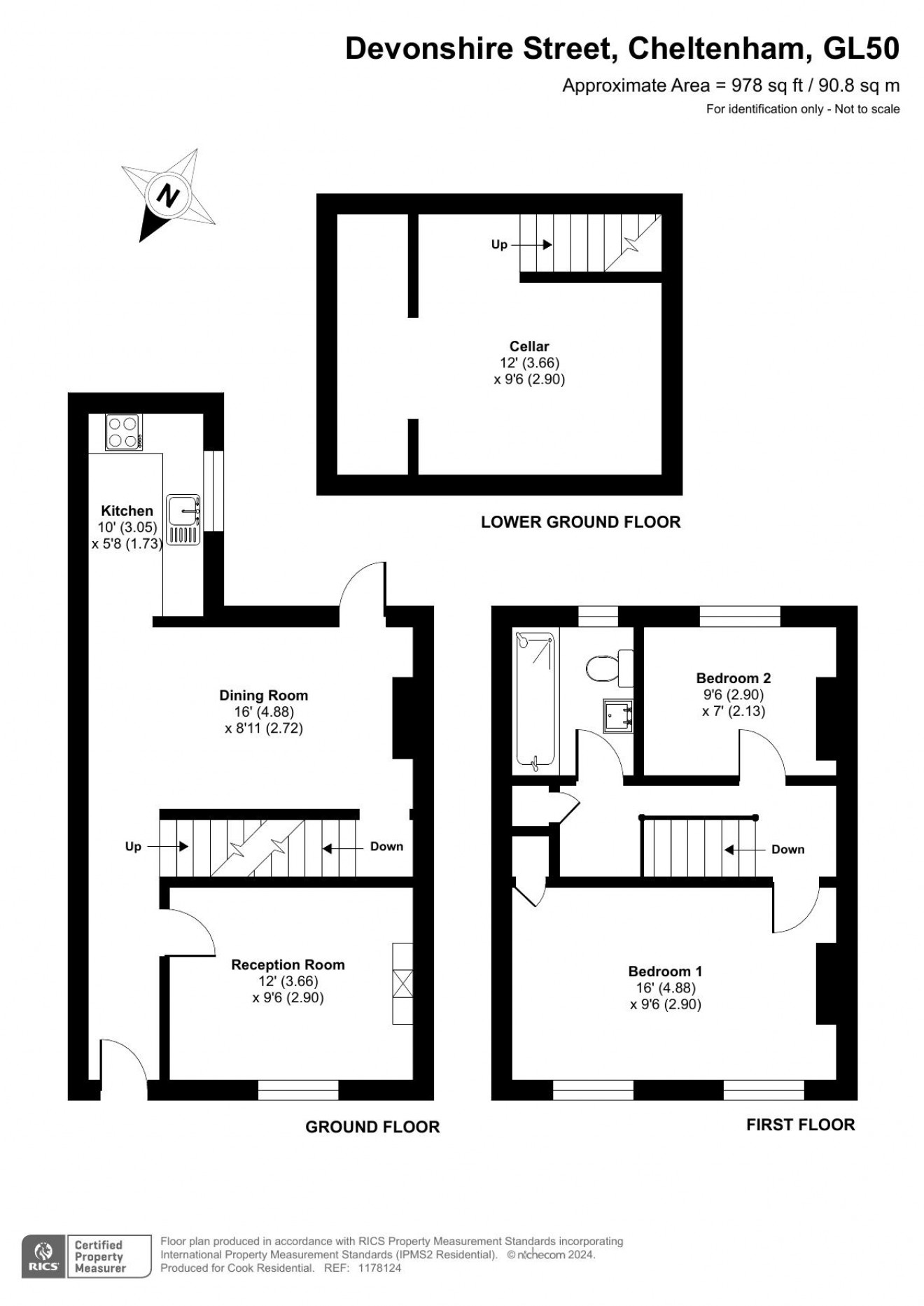 Floorplan for Devonshire Street, Cheltenham