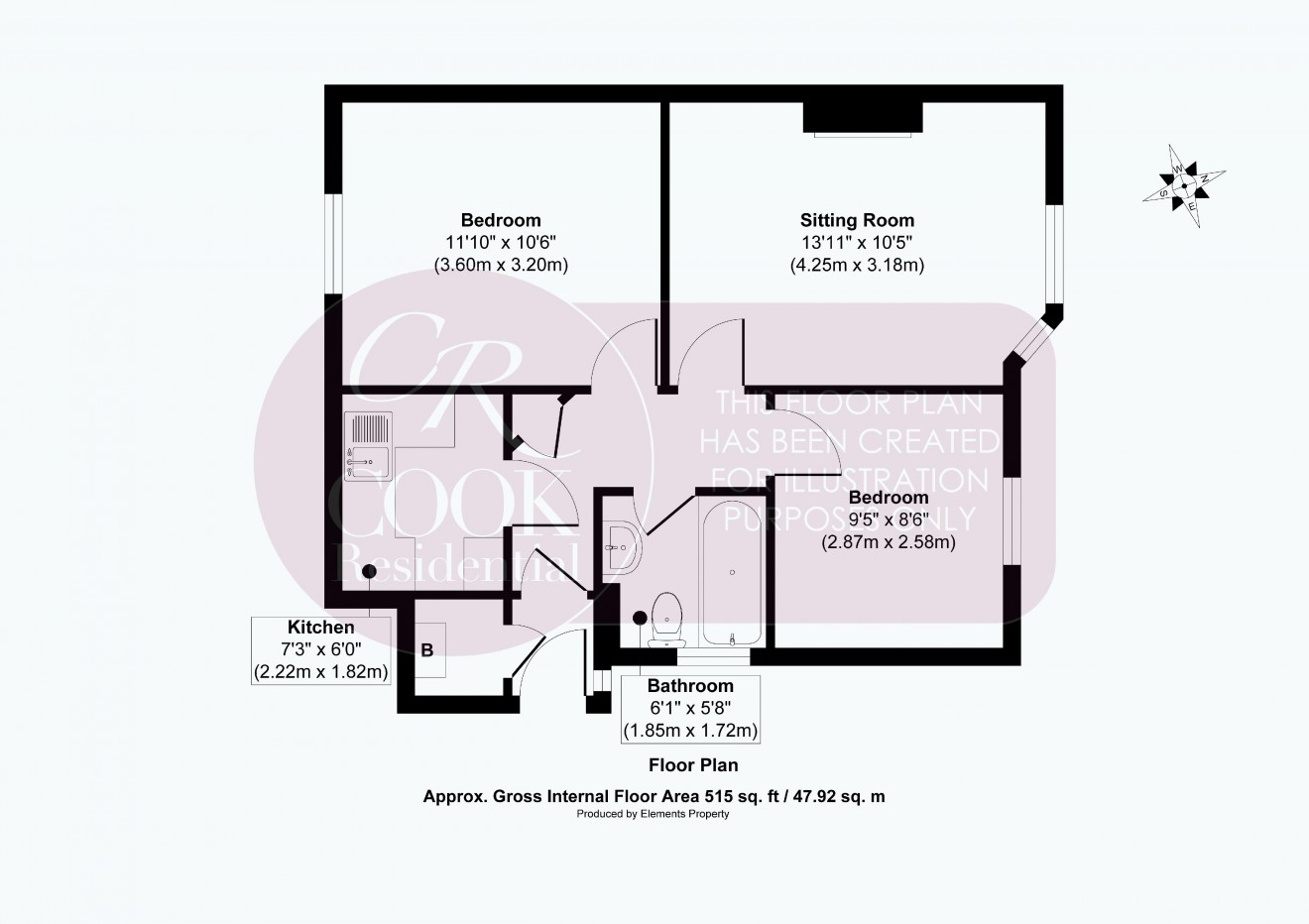 Floorplan for Hawthorn Road, Cheltenham