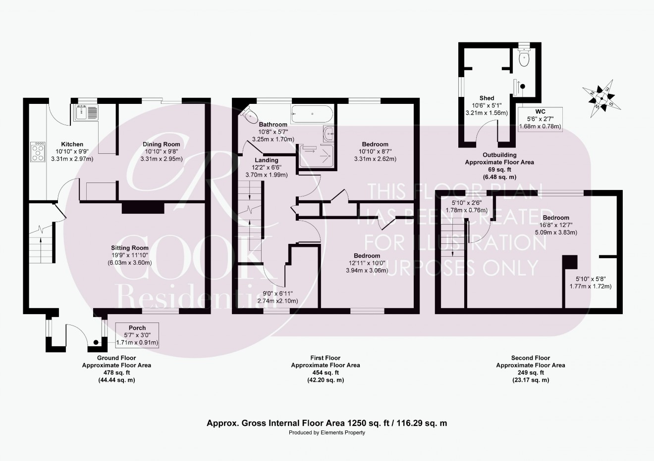 Floorplan for Somerset Avenue, Cheltenham