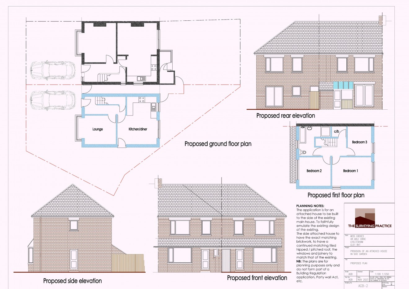 Floorplan for Arle Drive, Arle