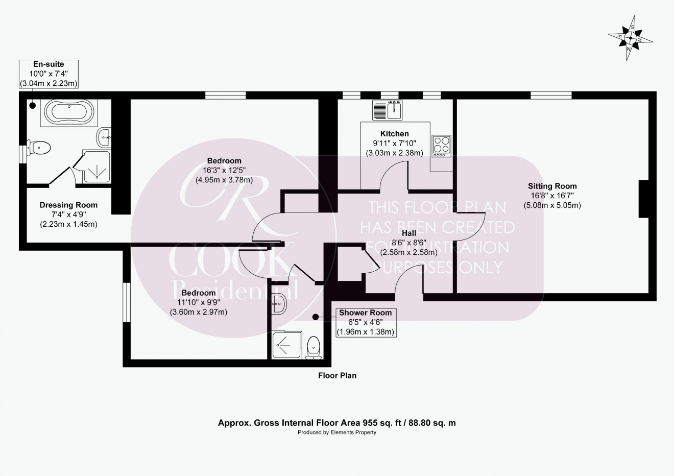 Floorplan for Pittville Circus, Cheltenham