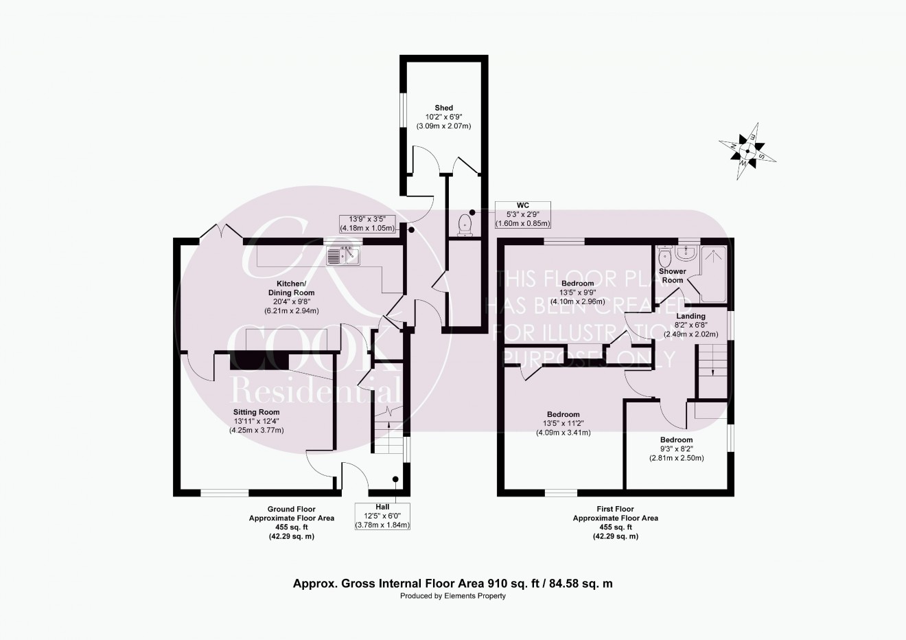 Floorplan for Newton Road, Cheltenham