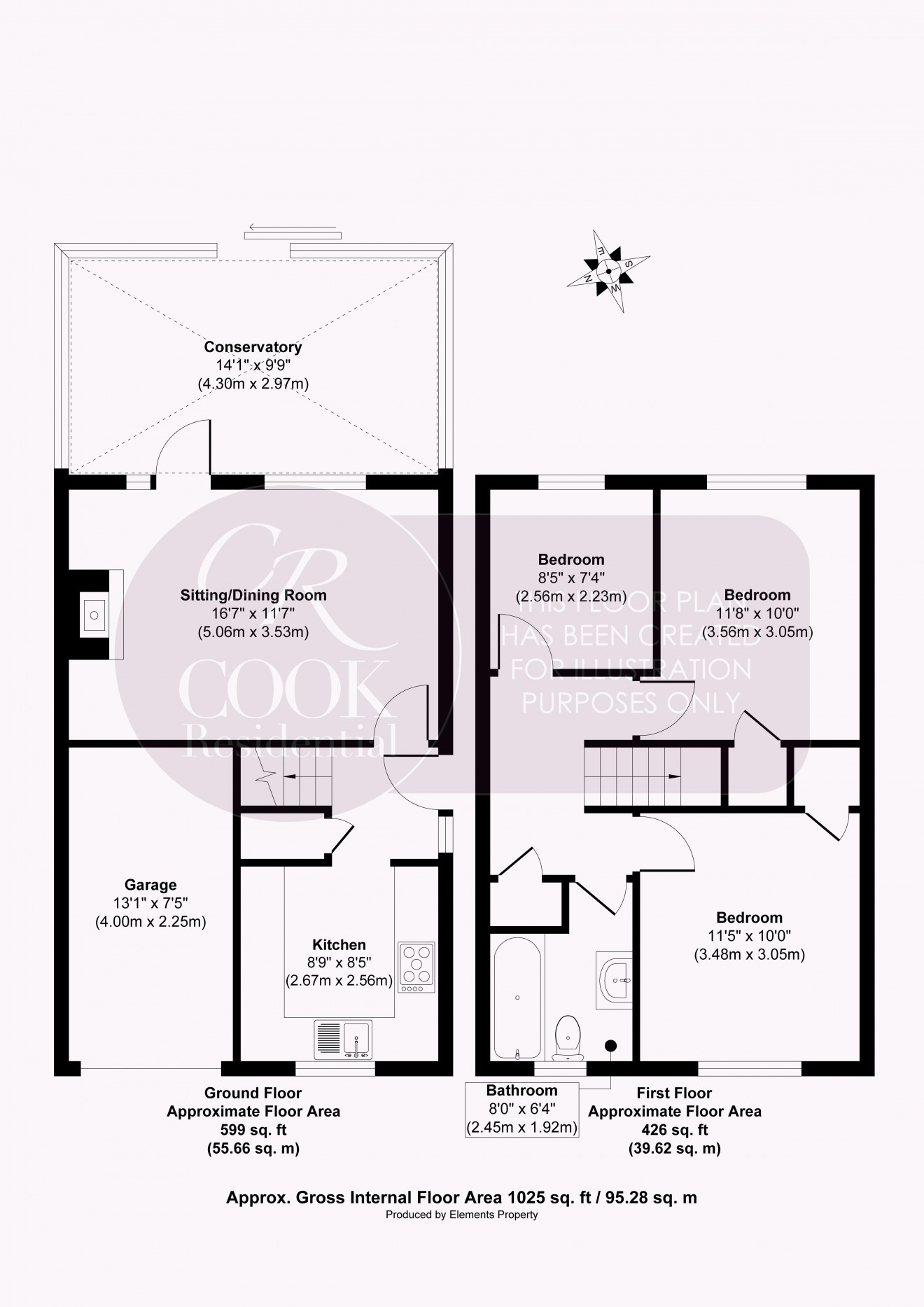 Floorplan for All Saints Terrace, Fairview