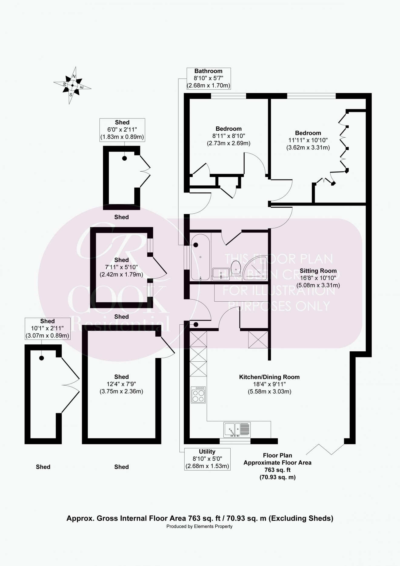 Floorplan for Springbank Road, Cheltenham