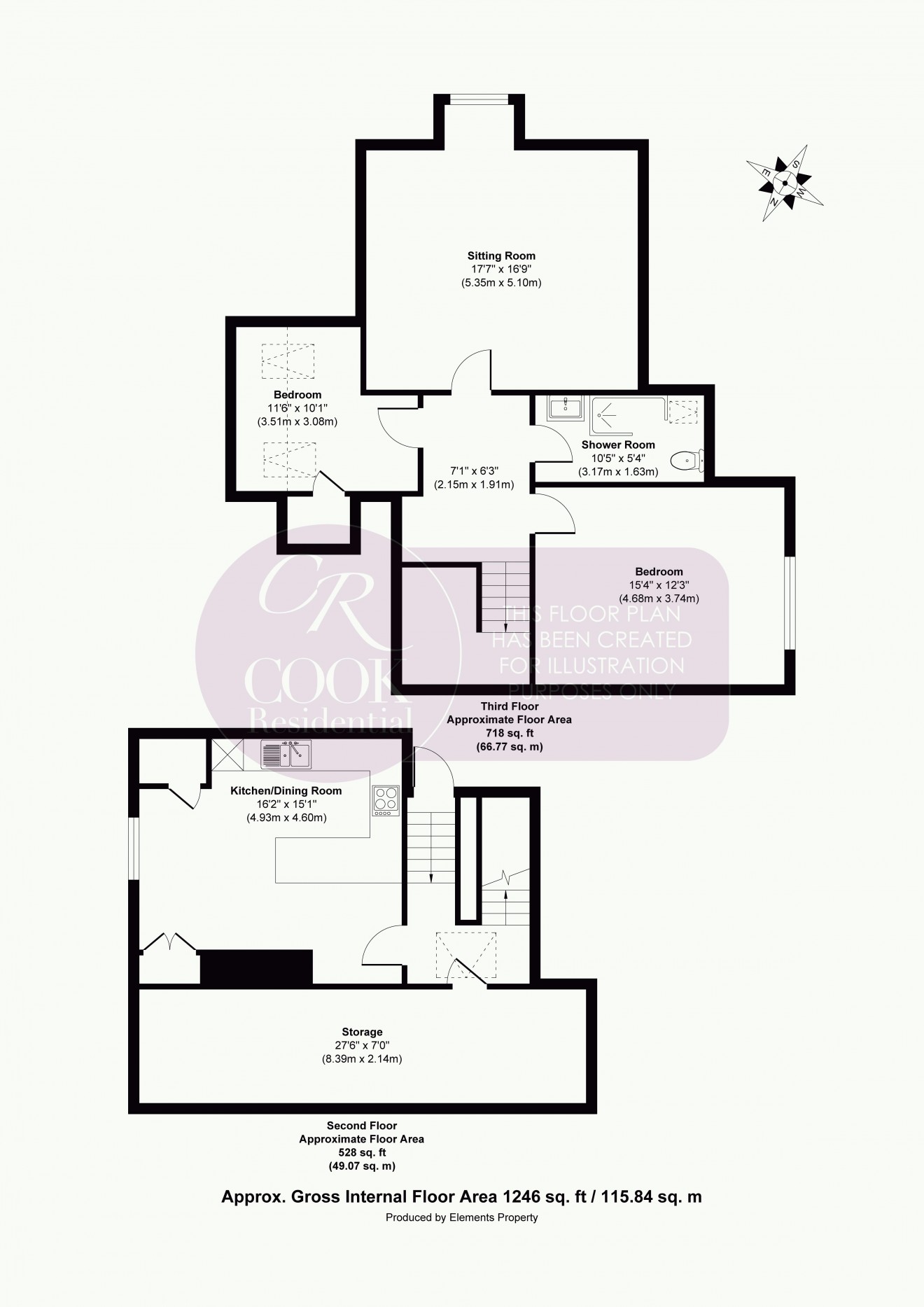 Floorplan for Eldorado Road, Cheltenham