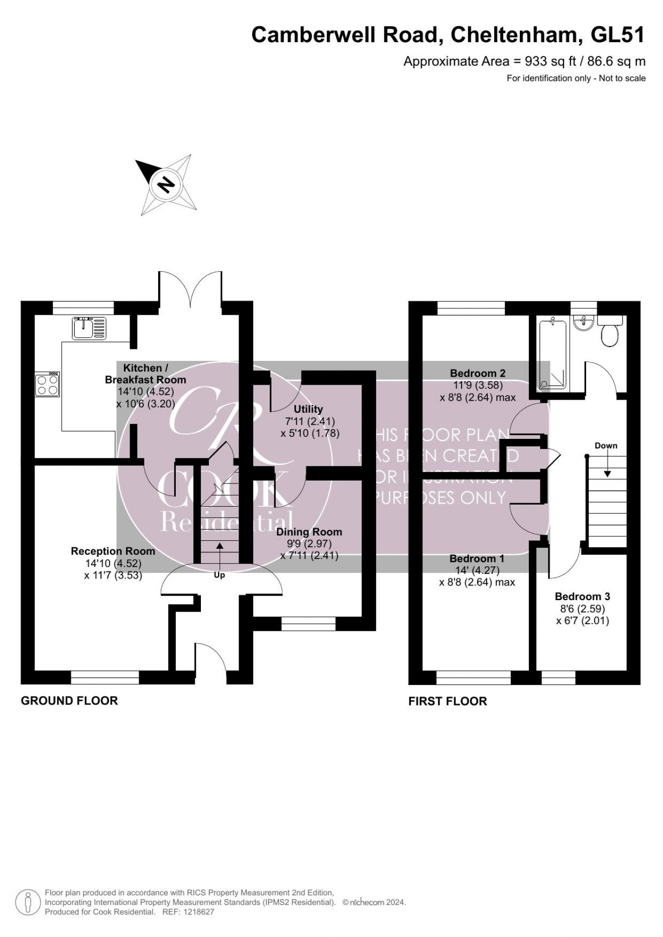 Floorplan for Camberwell Road, Fiddlers Green