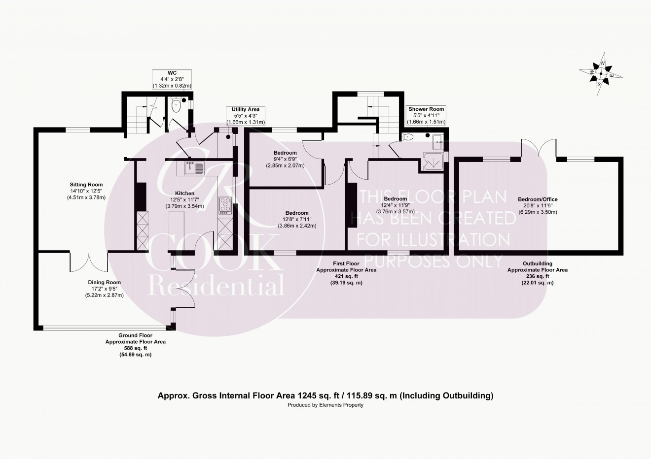 Floorplan for Milton Road, St Marks