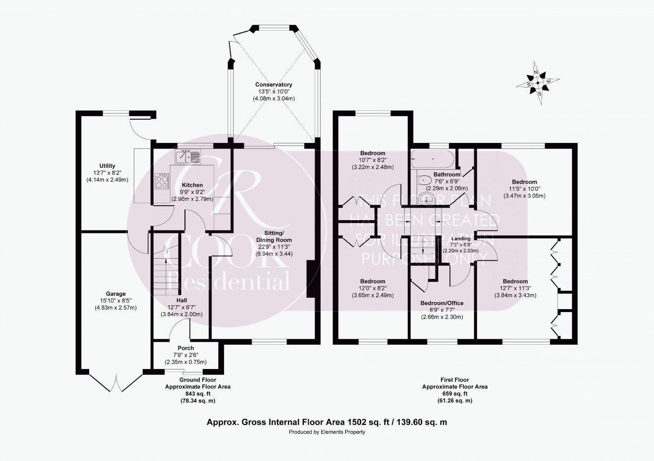 Floorplan for Swindon Lane, Swindon Village