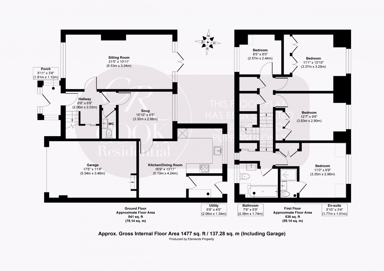 Floorplan for Granley Close, Cheltenham