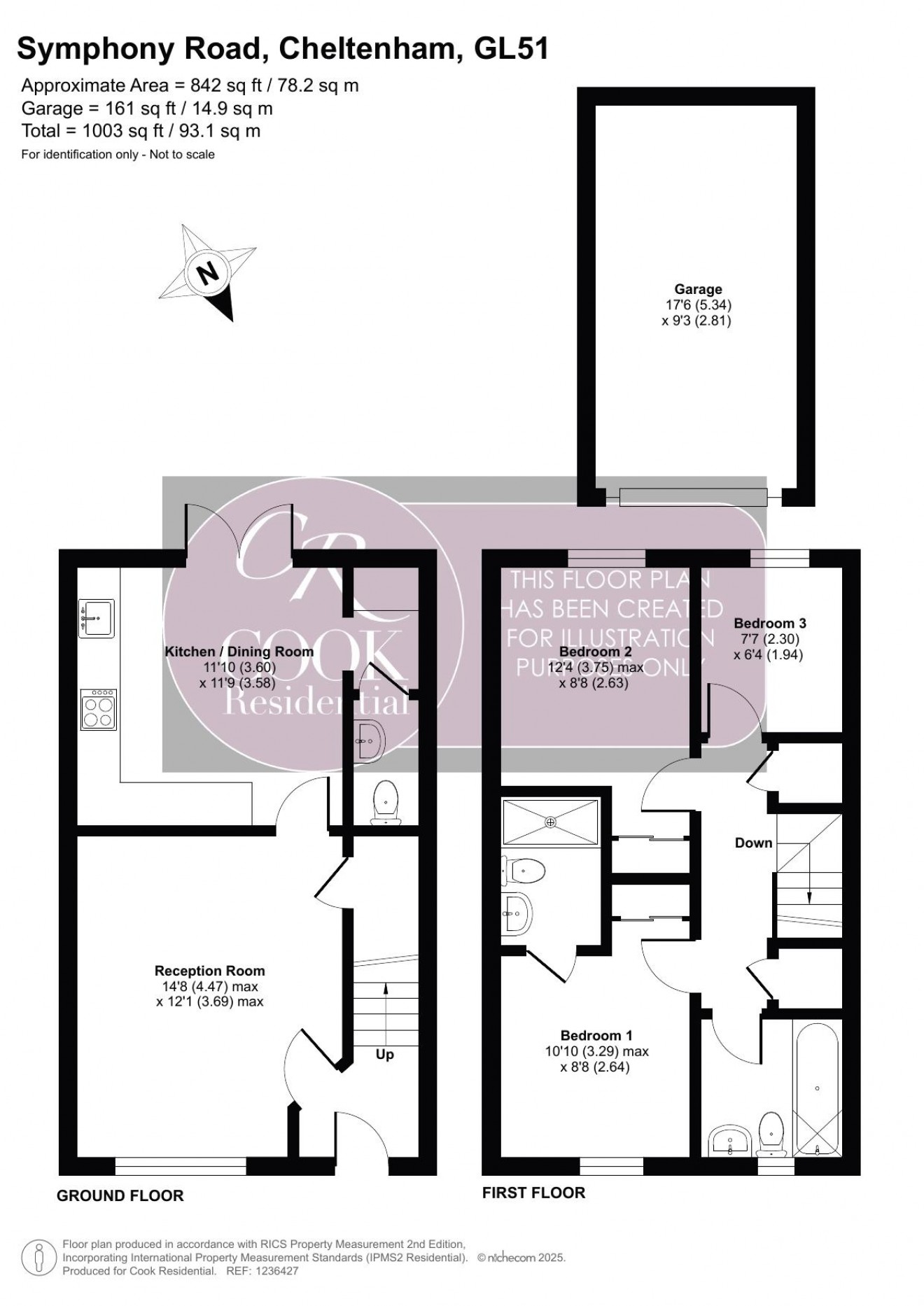 Floorplan for Symphony Road, Hatherley