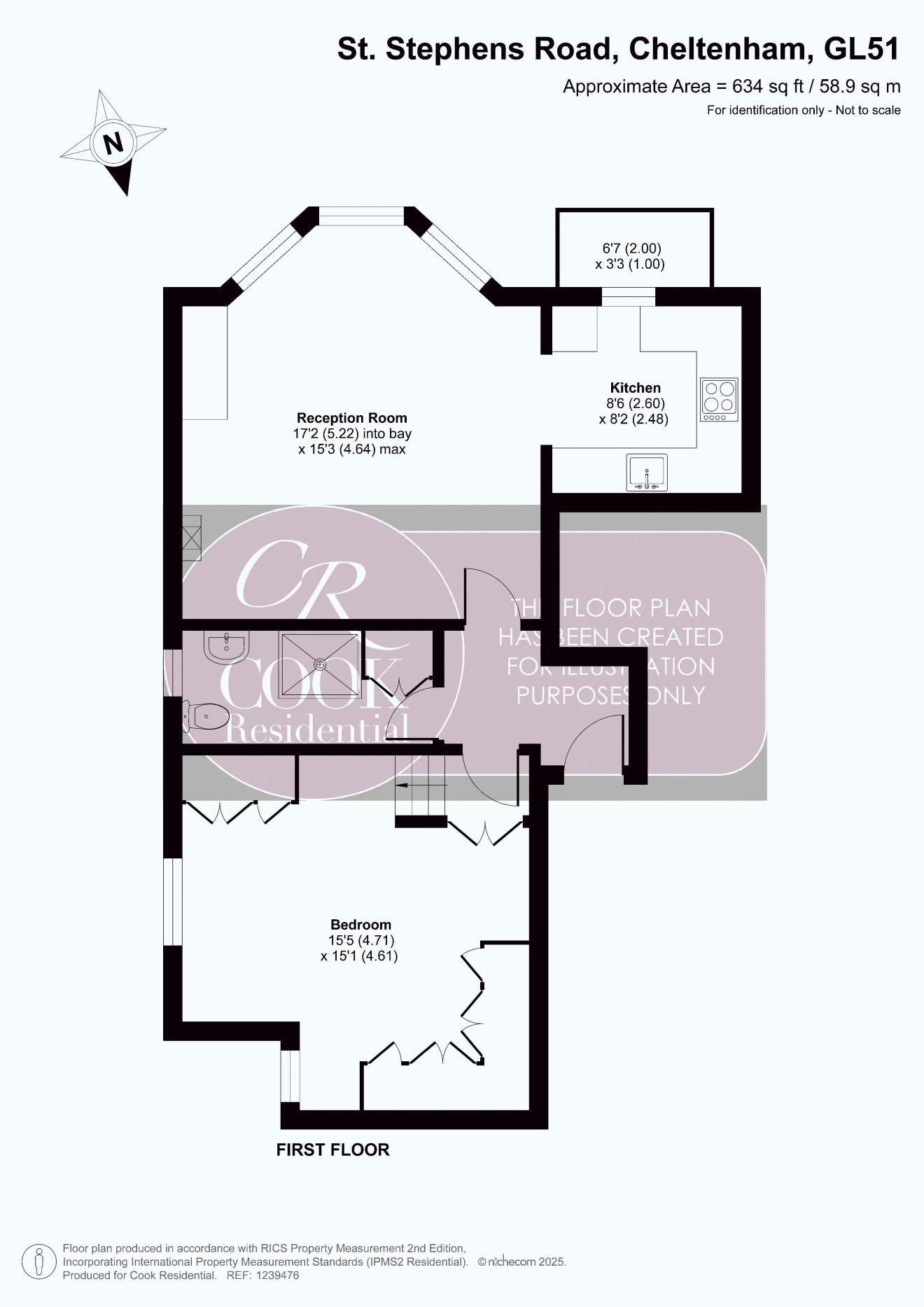 Floorplan for St. Stephens Road, Cheltenham