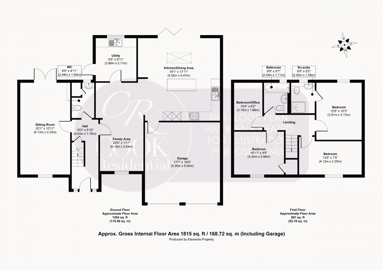 Floorplan for Apple Orchard, Prestbury