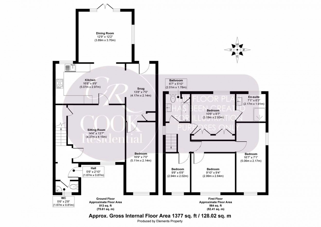 Floorplan for Southcourt Close, Leckhampton