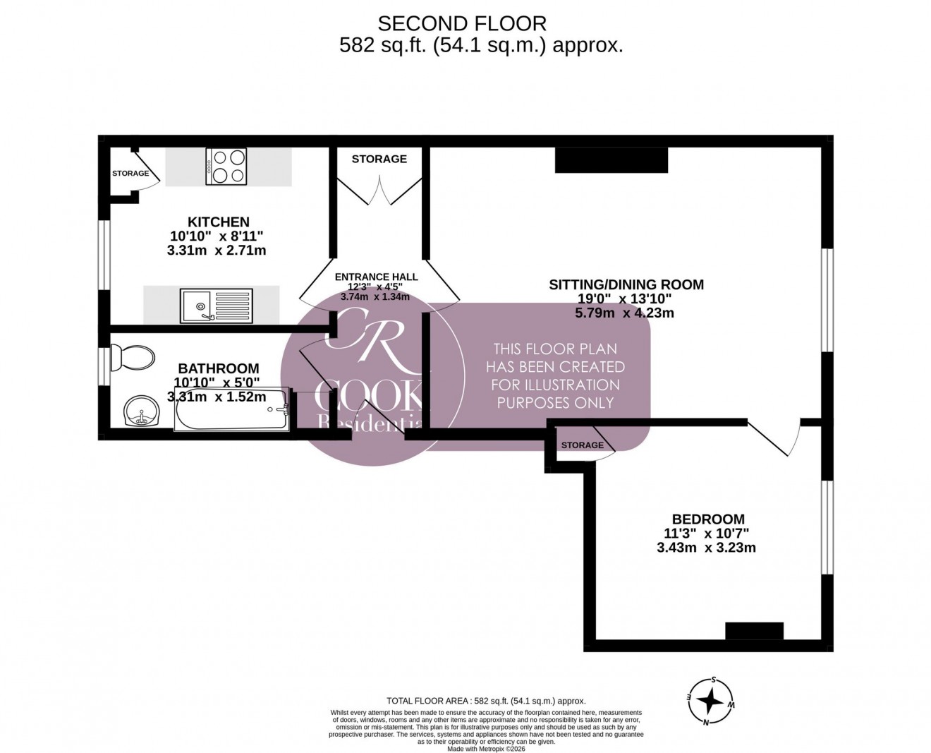 Floorplan for Lansdown Terrace, Cheltenham