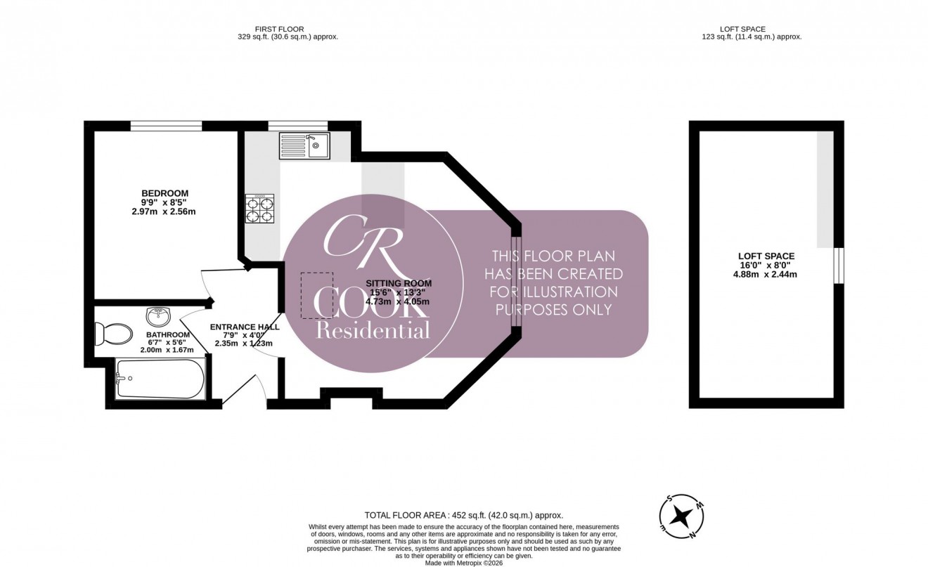 Floorplan for Bennington Street, Cheltenham Town Centre