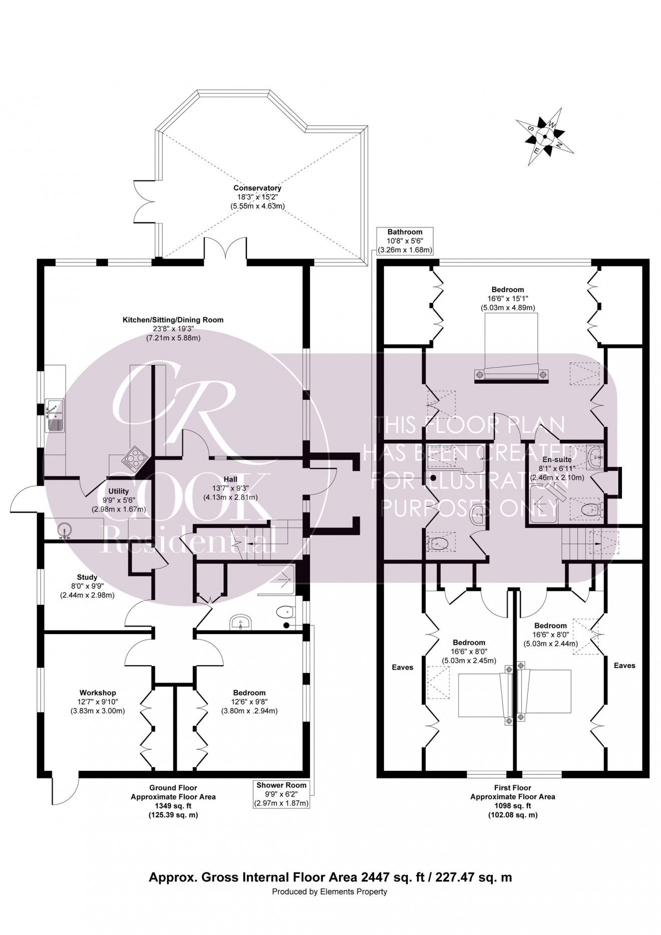 Floorplan for Sandford Mill Close, Cheltenham