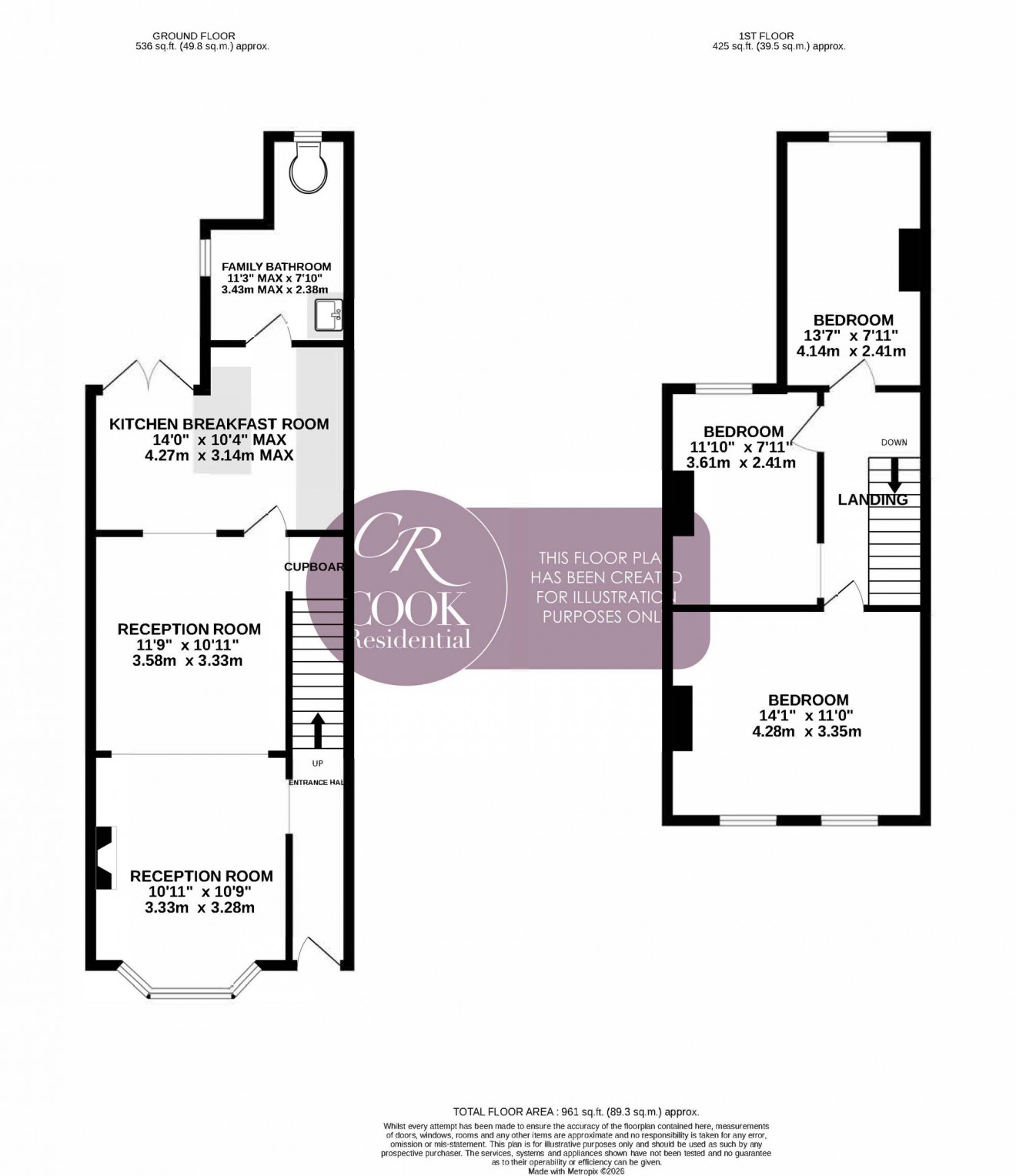 Floorplan for Alstone Avenue, Cheltenham
