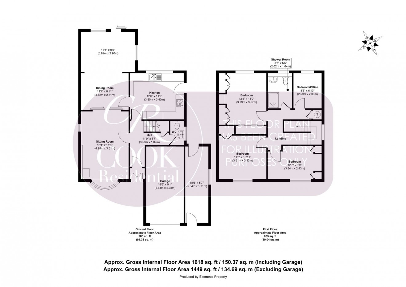 Floorplan for Finchcroft Lane, Prestbury, GL52